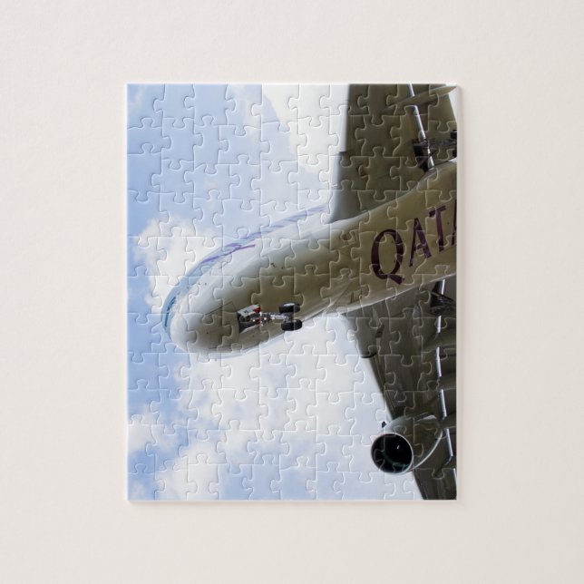 Qatarisk flygbolagflygbuss A380 Pussel (Vertikal)