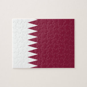 Qatarisk medborgarevärldsflagga pussel