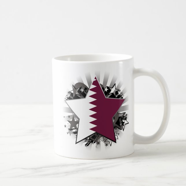 Qatarisk stjärna kaffemugg (Höger)