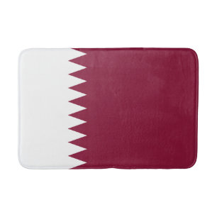 Qatars flagga badrumsmatta