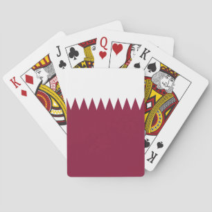 Qatars flagga casinokort
