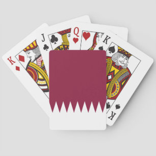Qatars flagga casinokort