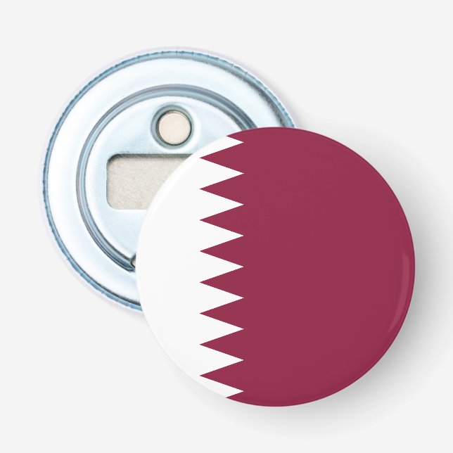 Qatars flagga flasköppnare (Framsidan)