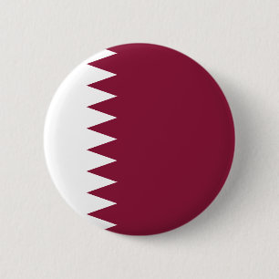 Qatars flagga knapp