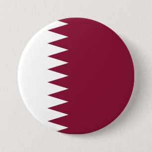 Qatars flagga knapp