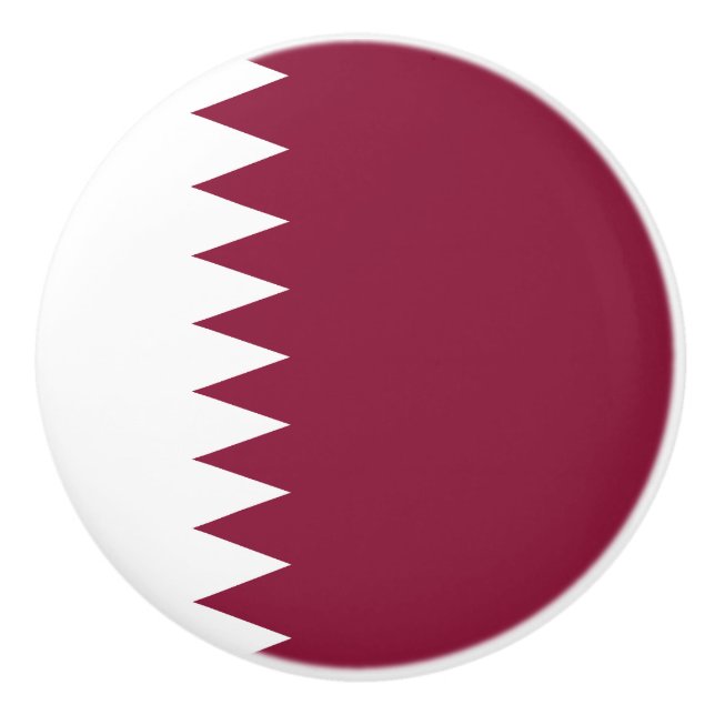Qatars flagga knopp (Framsidan)