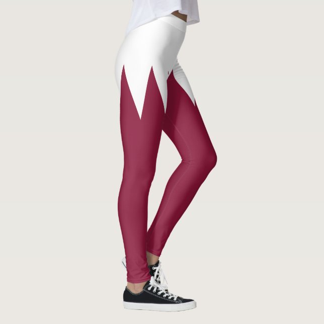 Qatars flagga leggings (Höger)