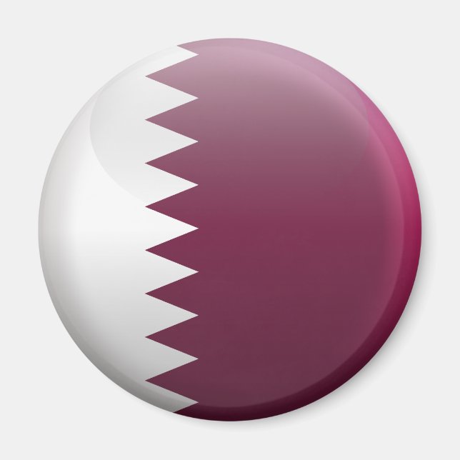 Qatars flagga magnet (Framsidan)