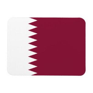 Qatars flagga magnet
