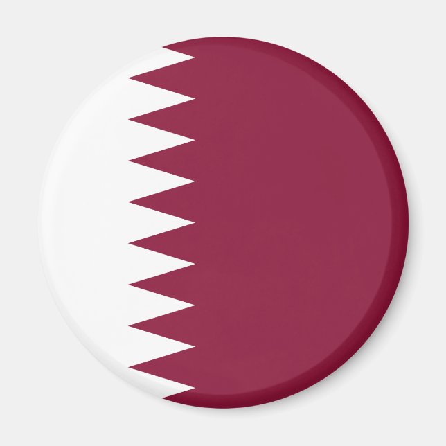 Qatars flagga magnet (Framsidan)