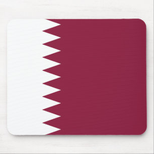 Qatars flagga musmatta