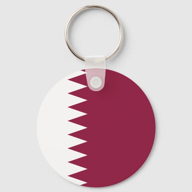 Qatars flagga nyckelring (Framsida)