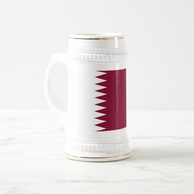 Qatars flagga sejdel (Framsida vänster)
