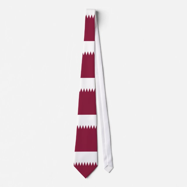Qatars flagga slips (Framsida)