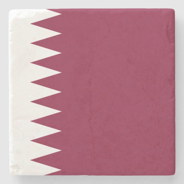 Qatars flagga stenunderlägg (Framsidan)
