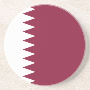 Qatars flagga underlägg