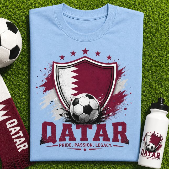 Qatars fotbollssupporter supporter av VM T Shirt (Skapare uppladdad)