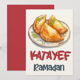 Qatayef Ramadan Ömtålig deg, rika fyllningar Inbjudningar