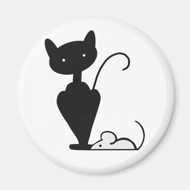QatNMouse Logotyp Magnet (Framsidan)