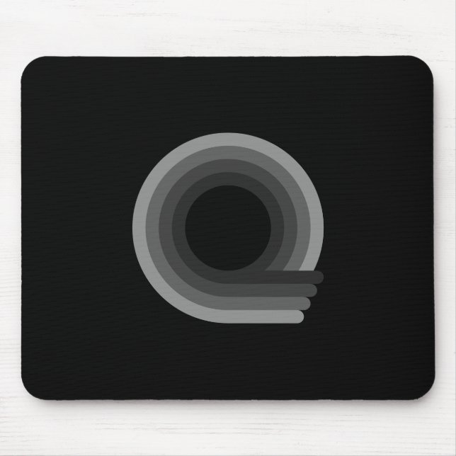 QBD X-Ray Logotyp Mousepad Musmatta (Framsidan)