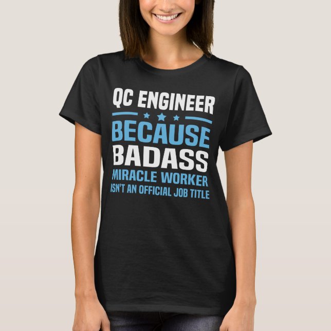 QC Ingenjör T Shirt (Framsida)
