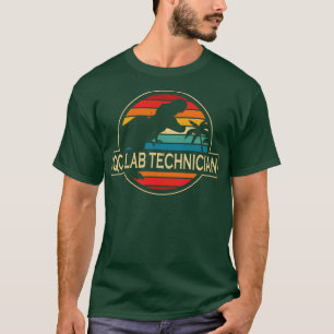 Qc Lab Technician Dinosaur T Shirt