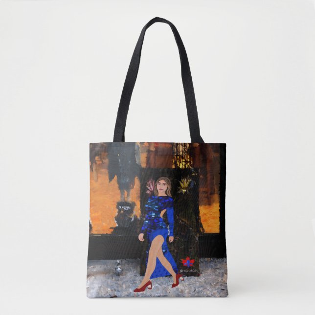 Qc Lady LeeMariie's kreativa design Tygkasse (Framsida)