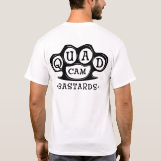 QCB Knucks (svart på vit) T-shirt