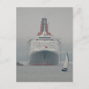 QE2 på Riveret Forth Vykort