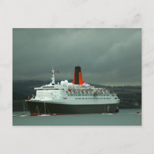 QE2 vid Sydkö Vykort