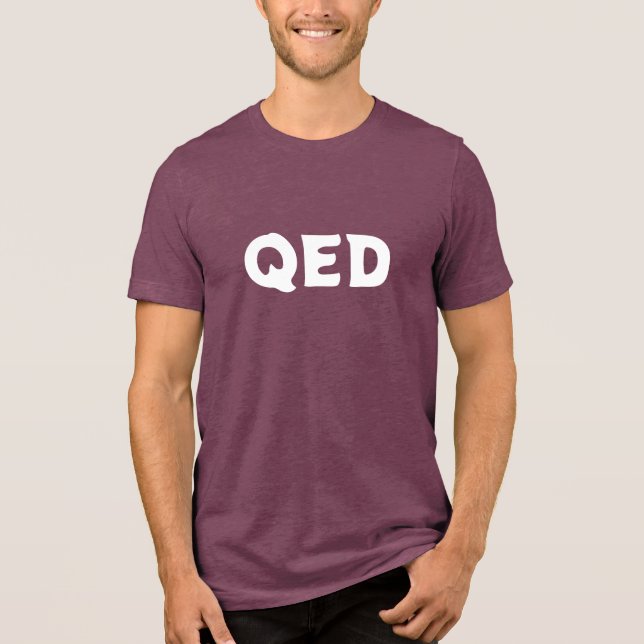 QED T-Shirt (Framsida)
