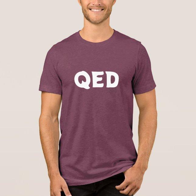 QED T-Shirt (Framsida)
