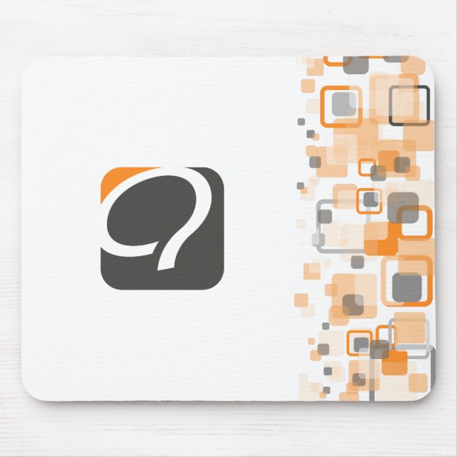 Qet Mousepad - orange Musmatta (Framsidan)