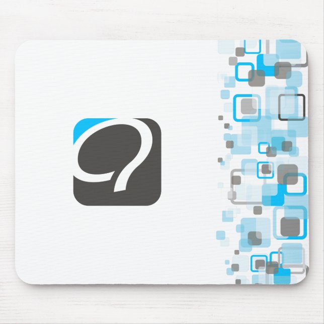 Qet Mousepad - Quaero blått Musmatta (Framsidan)