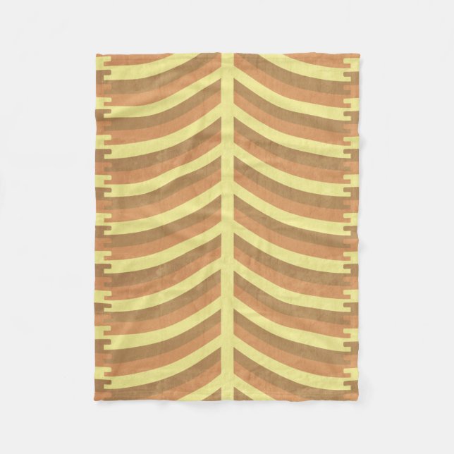 Qet Ribcage Blankett Fleecefilt (Framsidan)