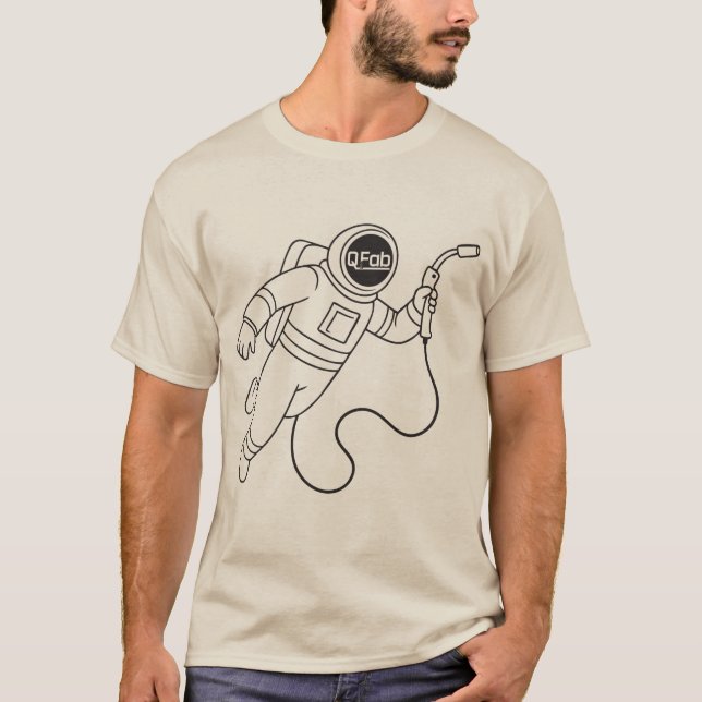 Qfab Astro Welder T Shirt (Framsida)