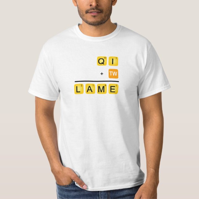 QI är FÖRLAMAD! T Shirt (Framsida)