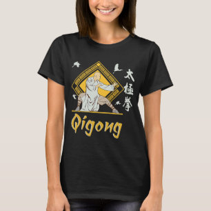 Qi Gong Clothing for Tai Chi Exercises with Chigon T Shirt