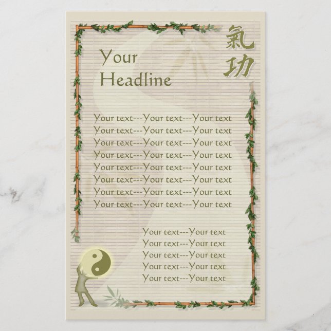 Qi Gong Flygblad (Framsidan)