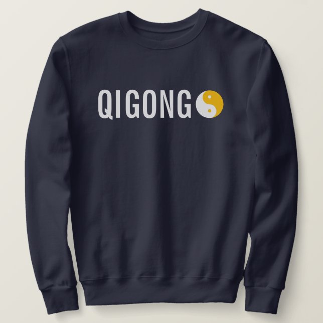 Qi Gong Lång Ärmad Tröja (Design framsida)