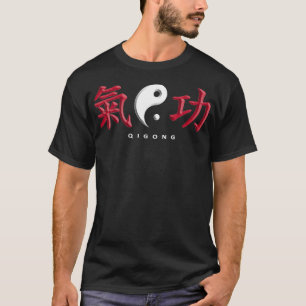 Qi Gong Meditation Tai Chi Yin Yang kinesisk marti T Shirt
