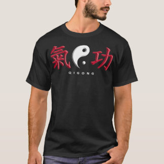 Qi Gong Meditation Tai Chi Yin Yang kinesisk marti T Shirt