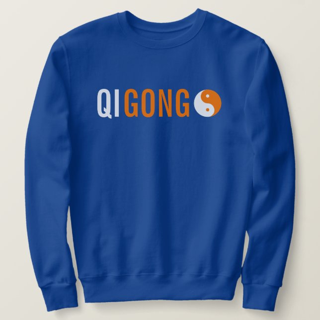 Qi Gong-tröja Lång Ärmad Tröja (Design framsida)