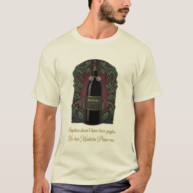 QI Madeira Pince-Nez Shirt T Shirt (Framsida)