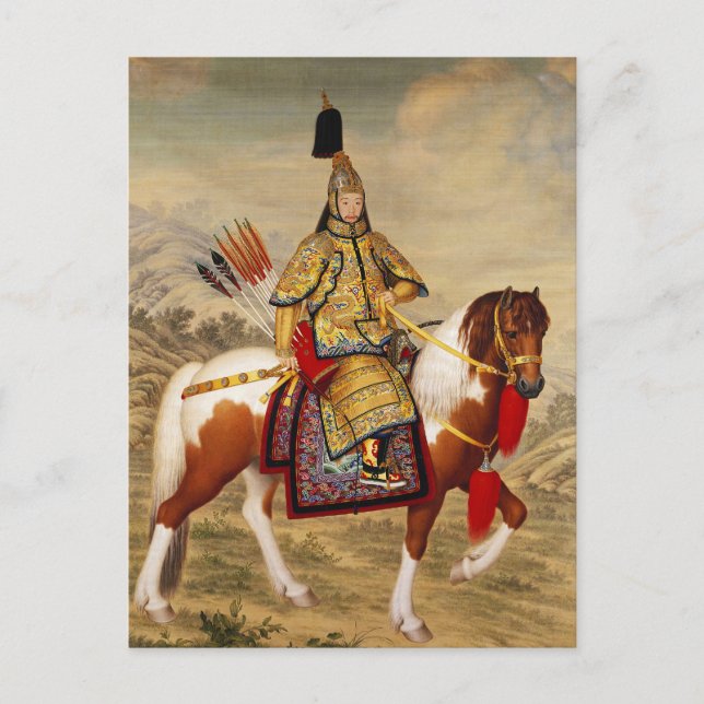 Qianlong Emperors storrecension Fine Art Vykort (Framsida)