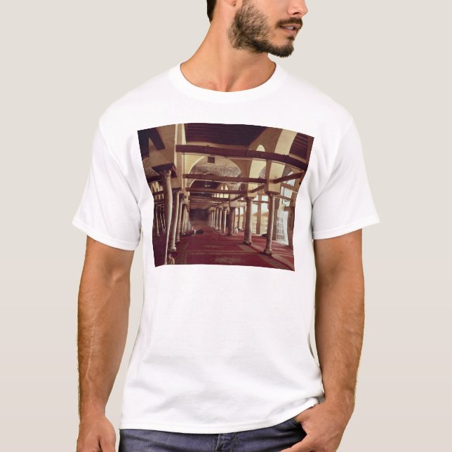 Qiblaen Liwan av moskén av al-Azhar Tee Shirt (Framsida)