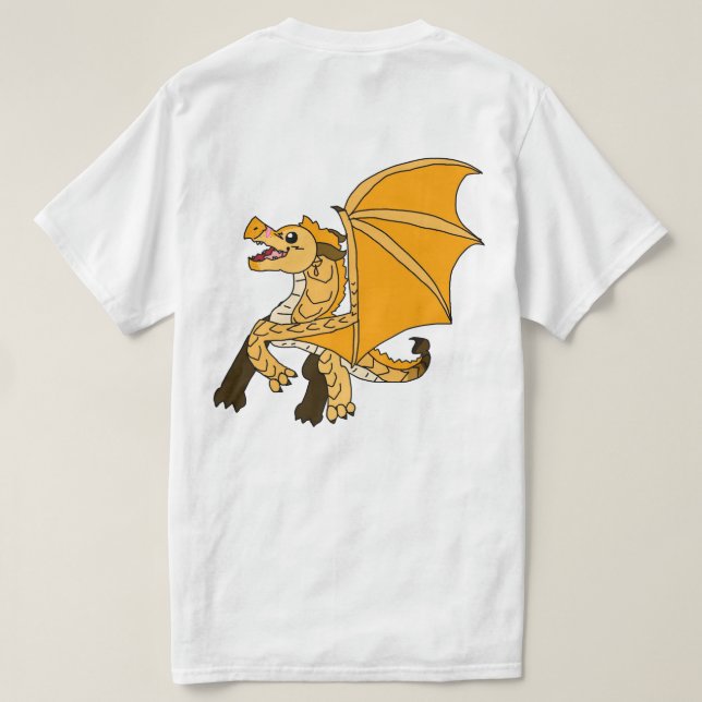 Qibli Wings of Fire T-shirt  (Design baksida)