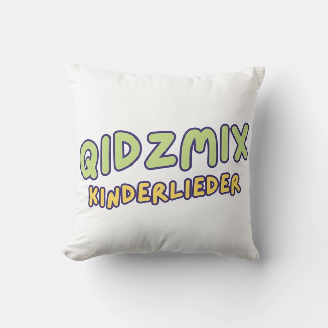 QidzMix Logo Kudde (Framsida)