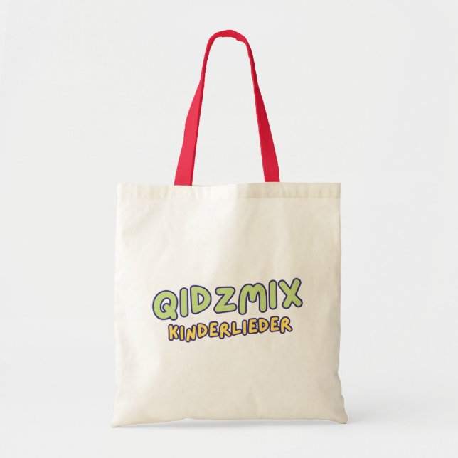QidzMix Logo Tragetasche Tygkasse (Framsidan)