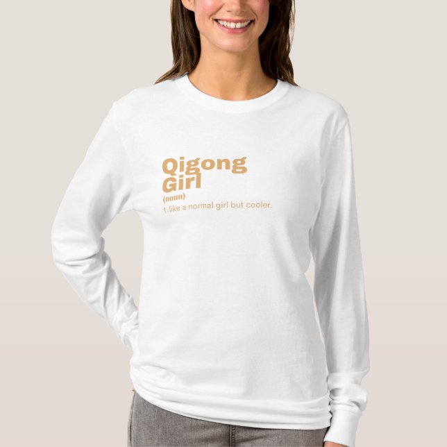Qigong Girl - Qigong T Shirt (Framsida)